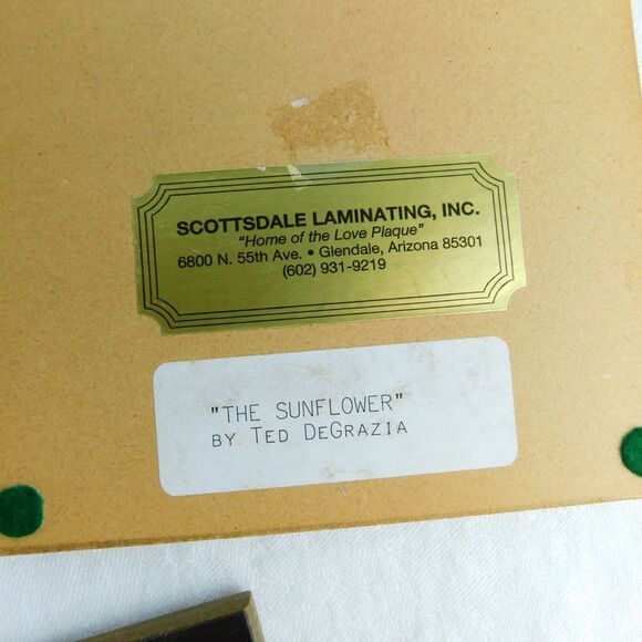 Ted De Grazia Laminated Lot of 5, The Love Plaque Vintage Southwest Art 5.5x7 - Picture 11 of 16